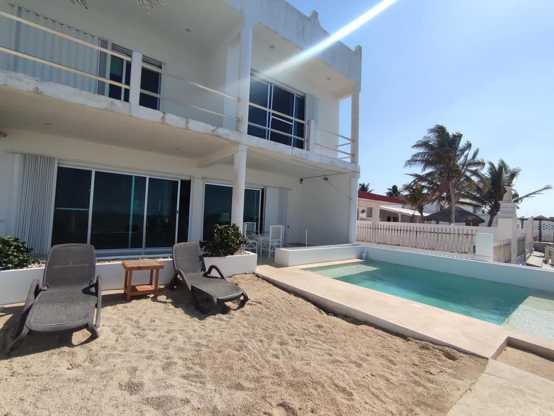 Casa junto a la playa en Chelem