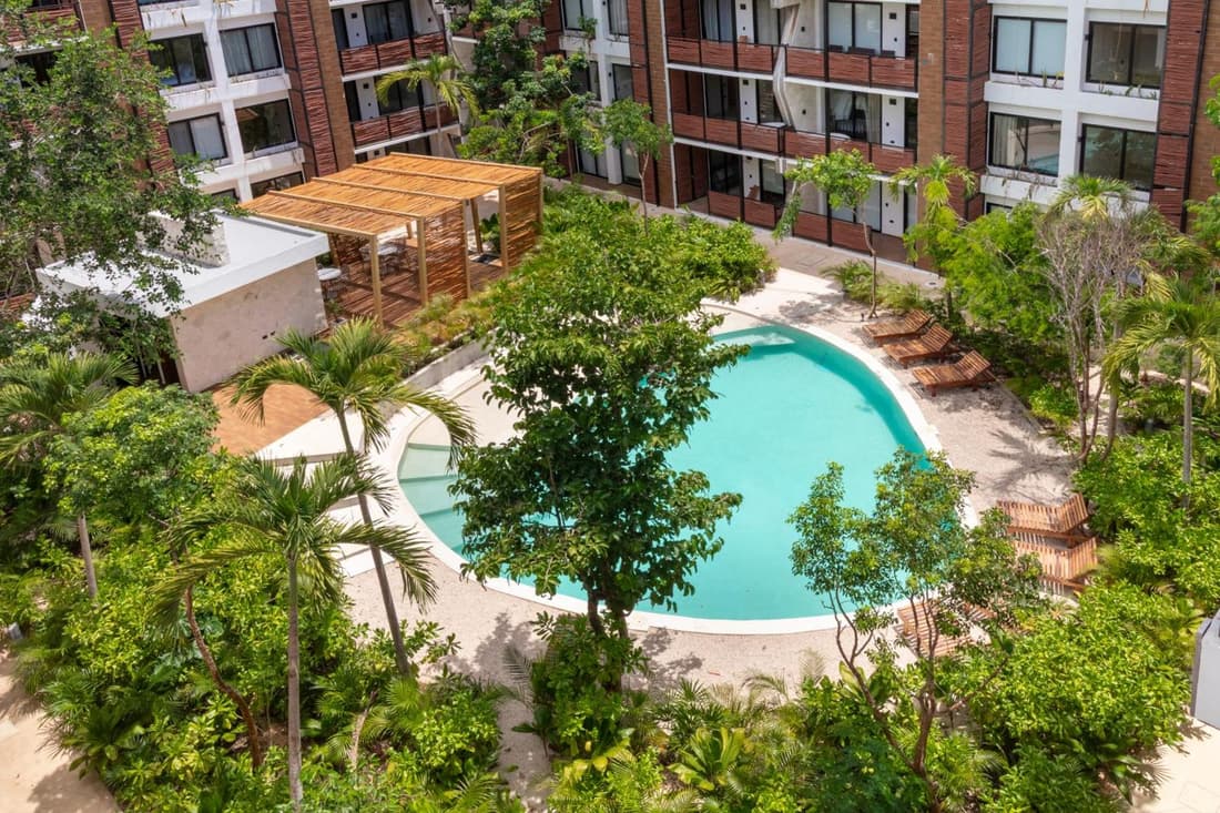 Apt with Private Rooftop in Tulum, 2 BR