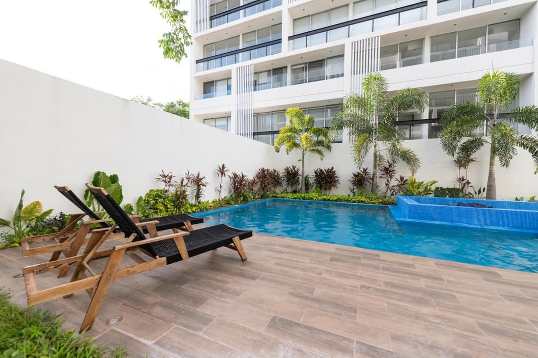 Monne departamento de lujo en Mérida, Planta baja