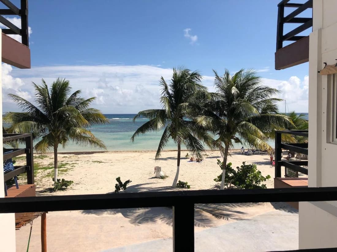 Casa Atún Mahahual, vista al Mar Caribe