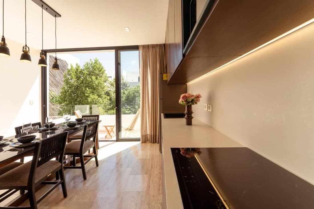Sleek Penthouse Escape with Rooftop Pool