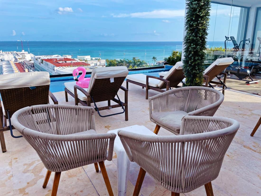 Ocean View Balcony, Rooftop, Estudio next 5thAve