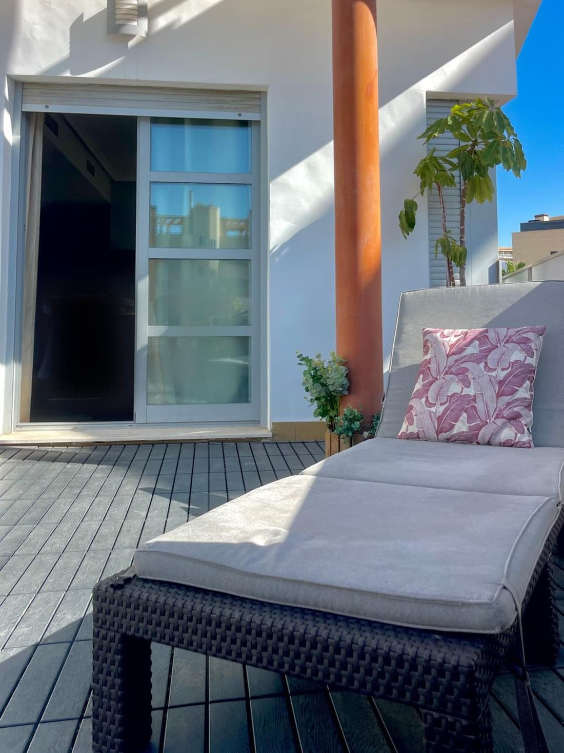 Gran terraza Muchavista San Juan Alicante