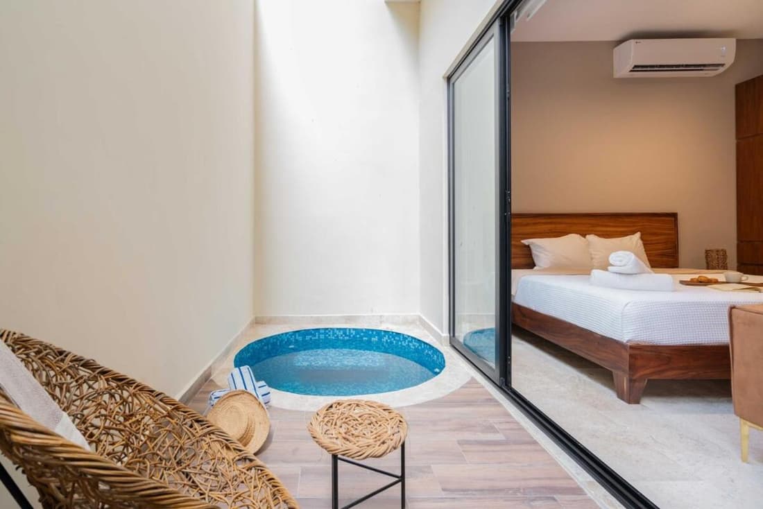 Loft with private pool