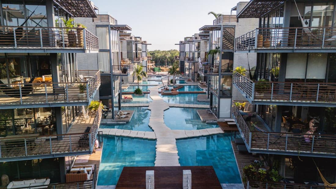 Classy 2BR on Private Cenote Big Gym Roof Pool