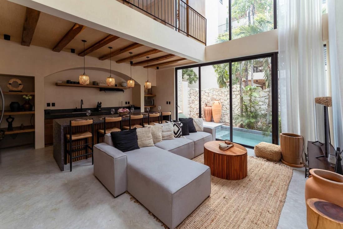 Luxe 3BR Villa - Two Private Pools including Rooftop Modern Boho Style
