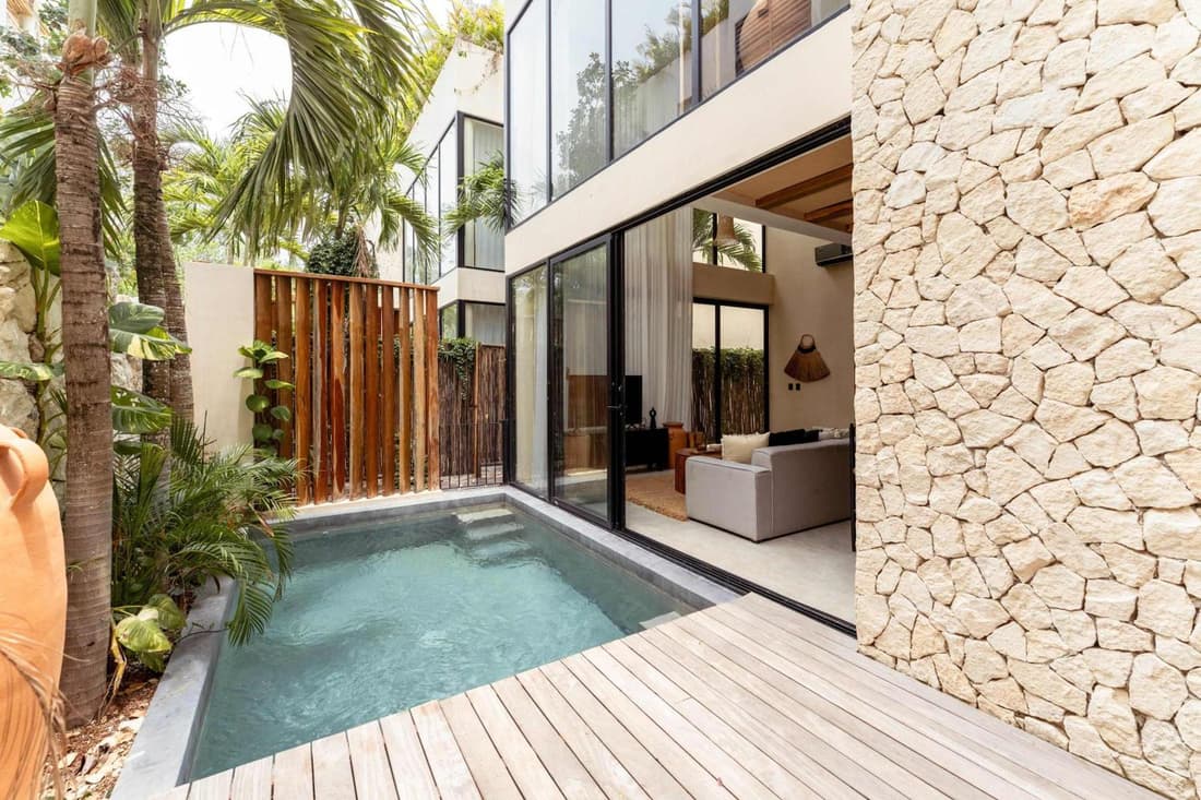 Luxe 3BR Villa - Two Private Pools including Rooftop Modern Boho Style
