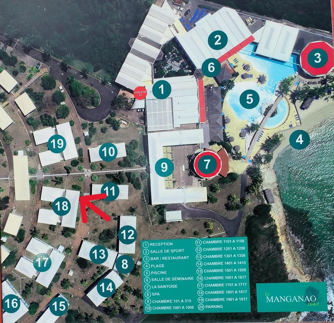 Ti Bel Soley, studio climatisé vue mer réservoir d'eau parking privé