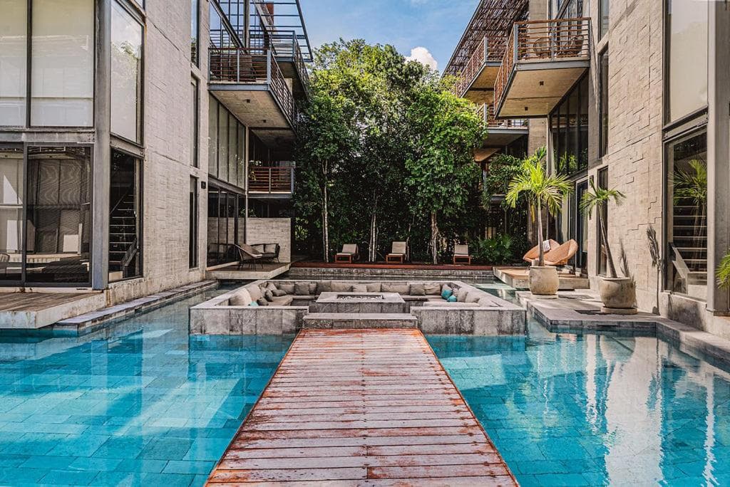 1BR Swim up Loft with Private Cenote Rooftop Pool
