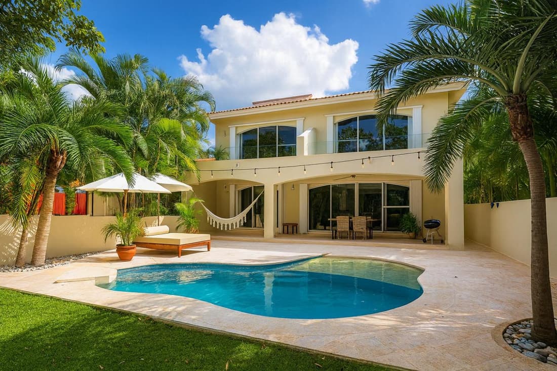 7BR Private Jacuzzi & Pool Villa Sleeps 16 Walk to Beach Lagoon and Golf