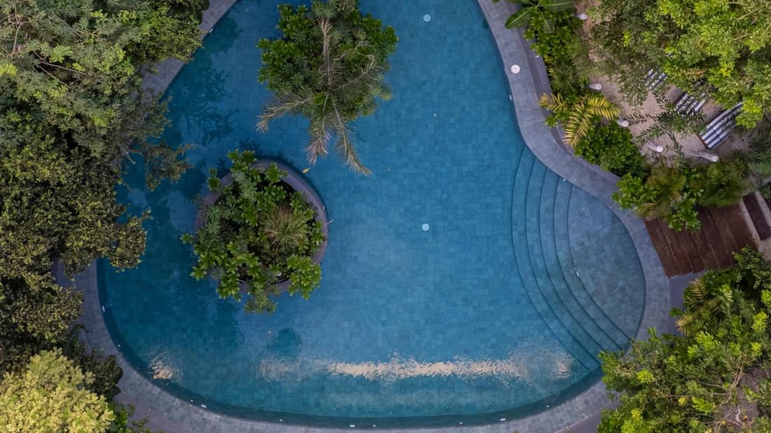 Luxury 2 Bd Roof Top Private Pool - Jungle View