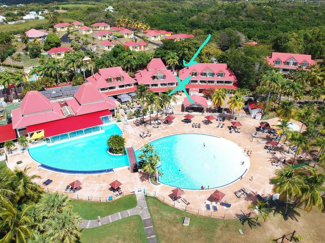 Appartement Rénové avec accès piscine Superbe VUE MER Village de vacances de Sainte-Anne Guadeloupe OCEAN LILI's EYES