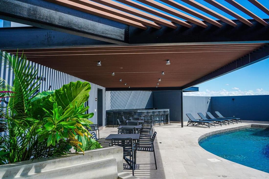 Chic 1BR Private Balcony,Sauna, Gym y Wifi