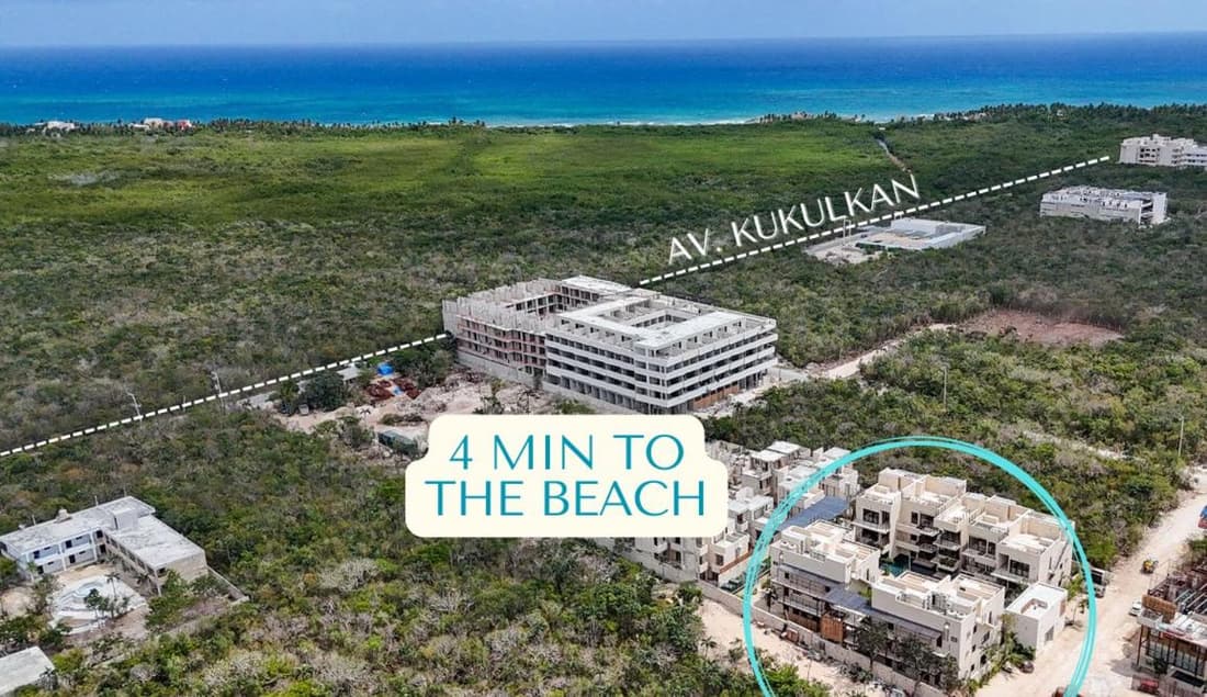 Boho chic 2BR with swim-up pool near the beach