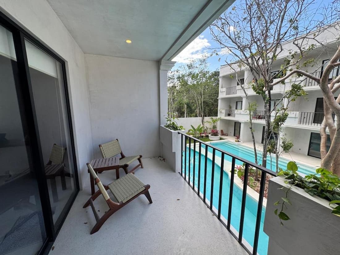 Tulum Jungle loft with Pool and rooftop near Beach and Cenotes and dowtown! Fast WiFi! Perfect for Expats