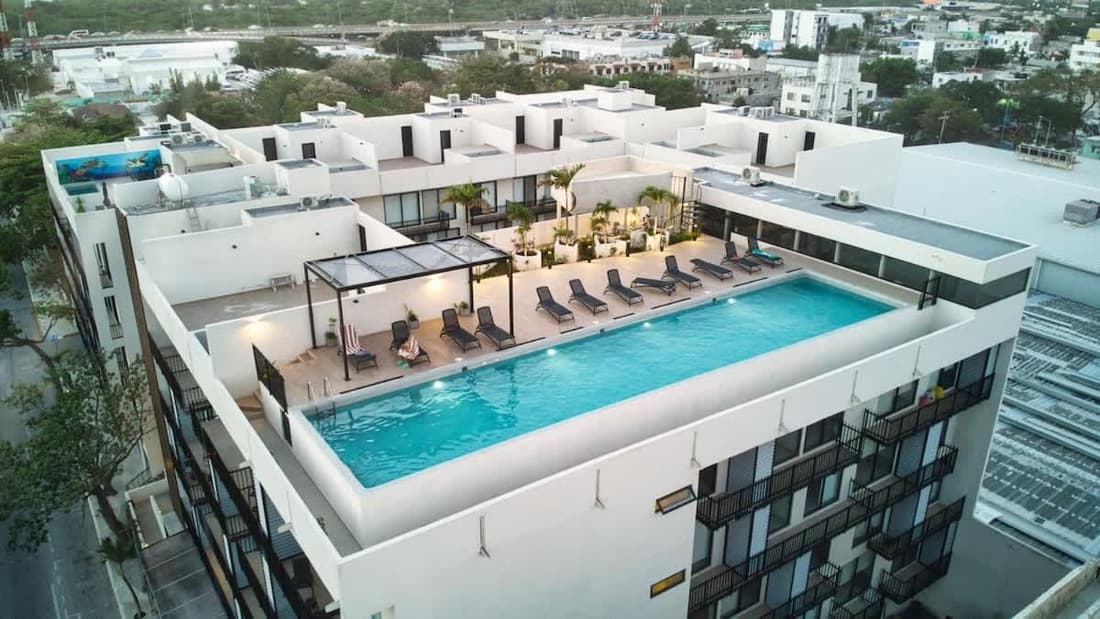 Estudio nuevo en el corazón de Playa del Carmen
