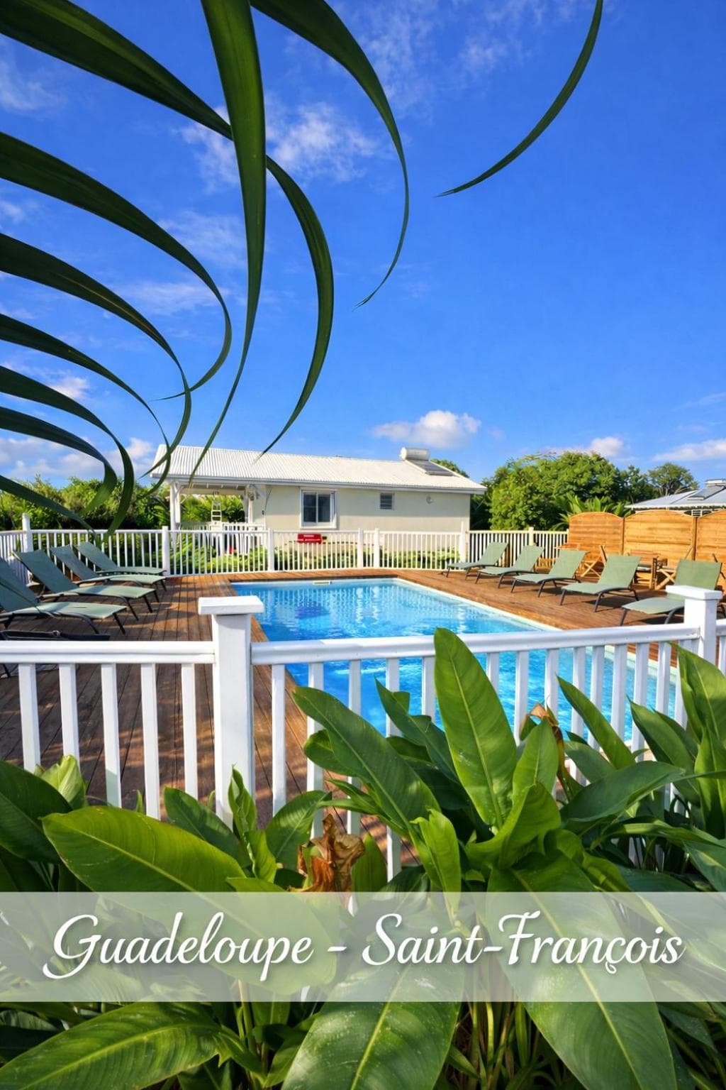 Koly'Dream Saint-François, 3 Maisons Indépendantes, Piscine, Wifi Haut Débit, Parking Gratuit, Autonomie Elec et Citerne D'Eau !!!