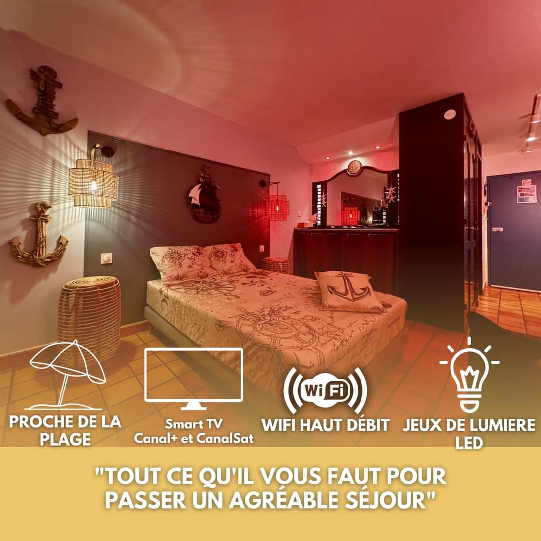 La Caravelle - Studio Lumineux Évasion en Bord de Mer