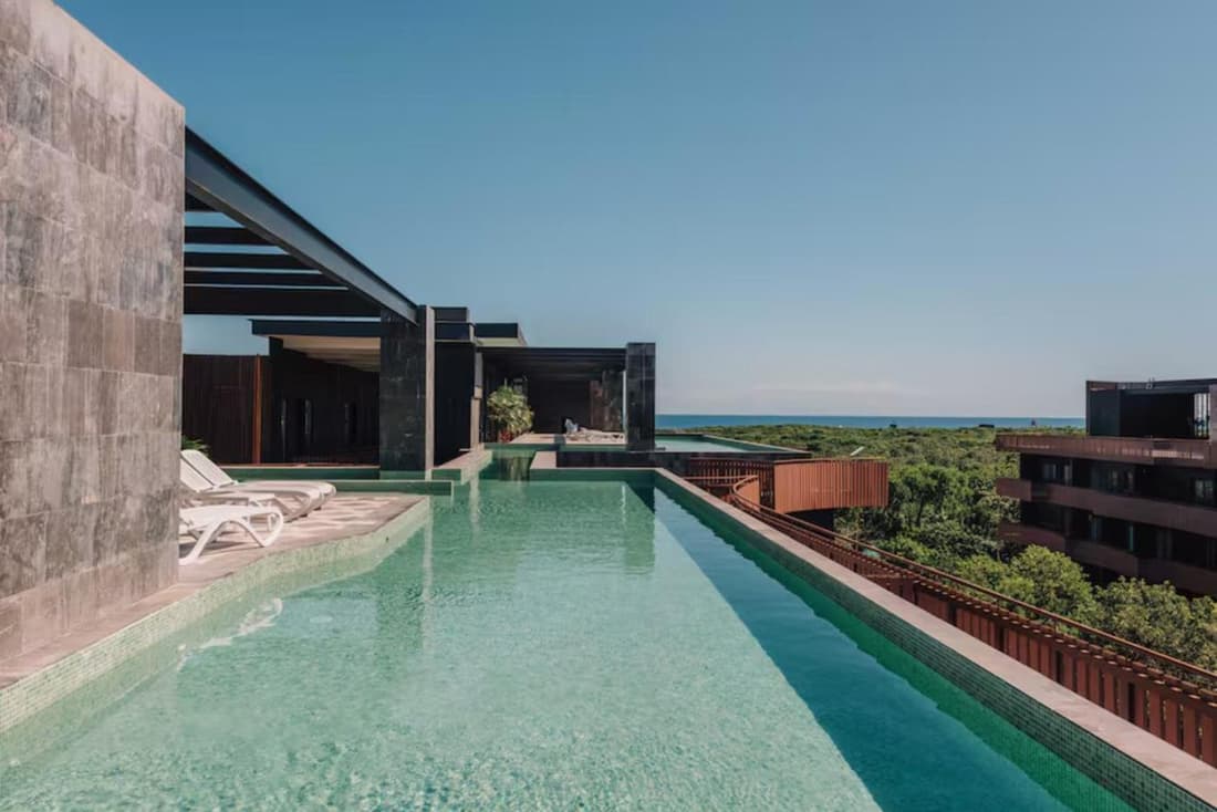 BT Homes - Tulum, Moderno cerca del mar con piscina y balcón