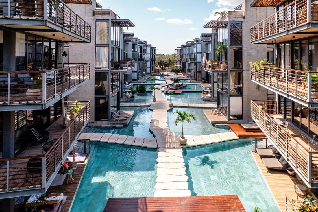 Modern 1BR at Xalet Luxury Condos with Cenote & Pool