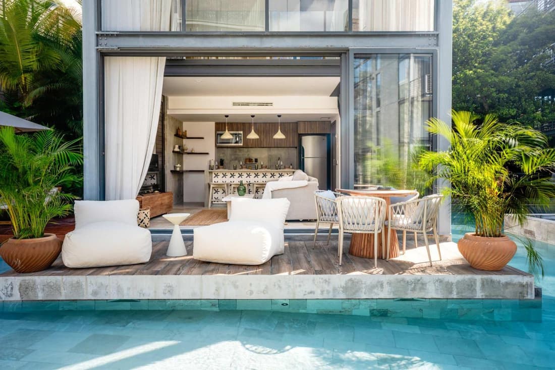 Modern 1BR at Xalet Luxury Condos with Cenote & Pool