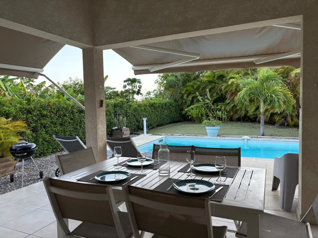 Villa VIP 6 personnes - piscine et jardin tropical