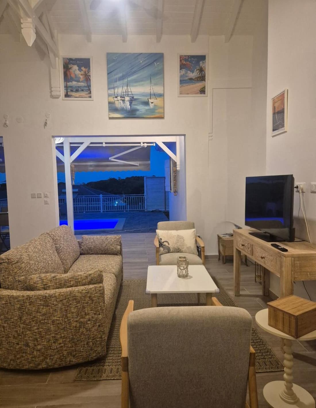 Maison 3 chambres avec piscine, vue sur mer