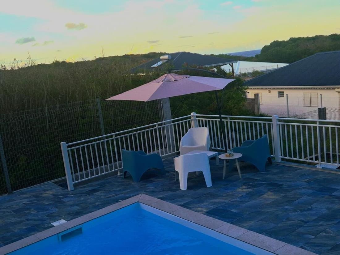 Maison 3 chambres avec piscine, vue sur mer