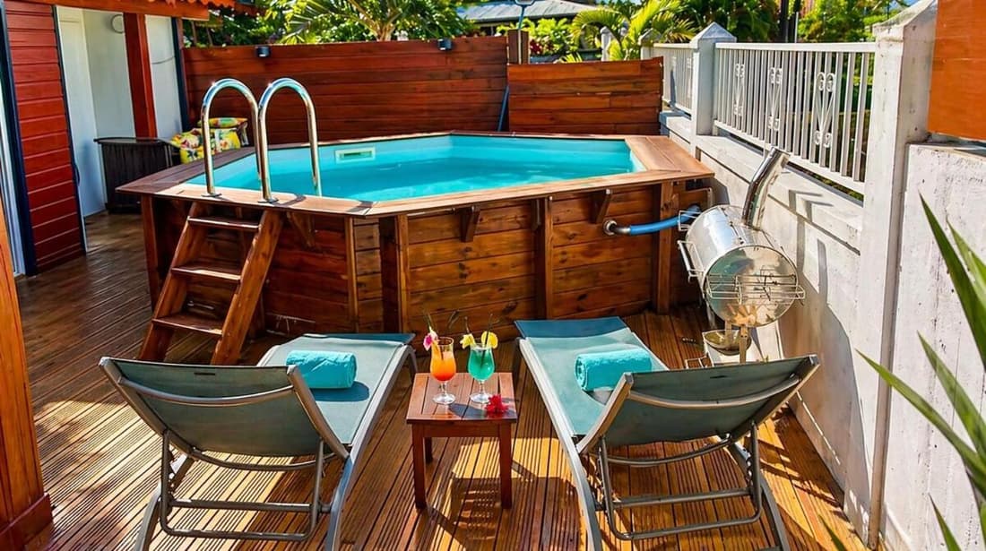 NOUBANA TONA - Villa piscine privée, vue montagne et champs de canne