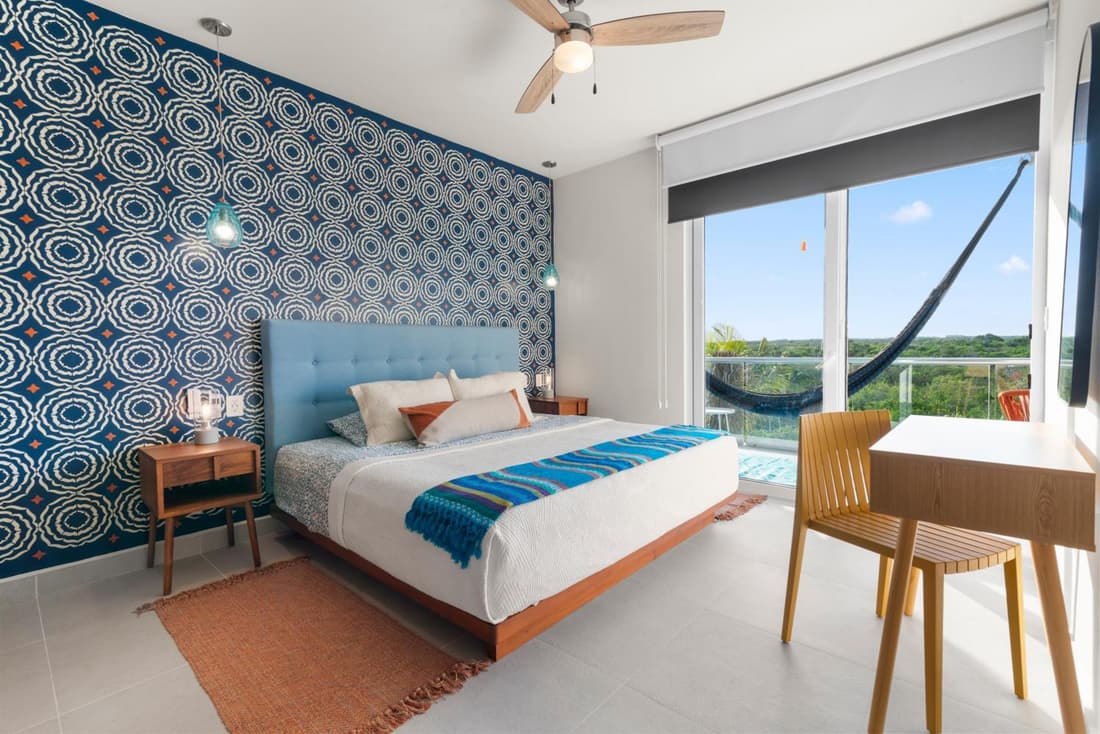3 Bedroom Jungle Vibes Condo in Akumal Beach Access Rooftop Pools