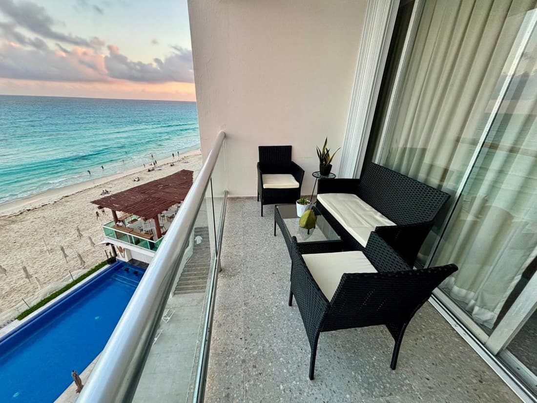 Suite tipo loft con vista increible Zona Hotelera Cancun