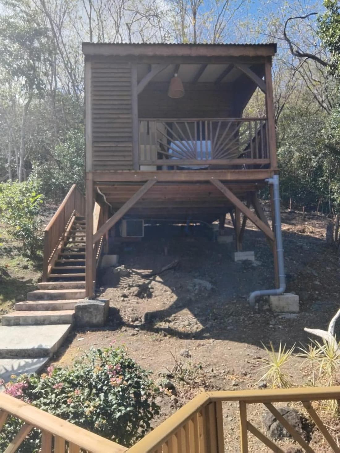 Le bungalow et sa vue