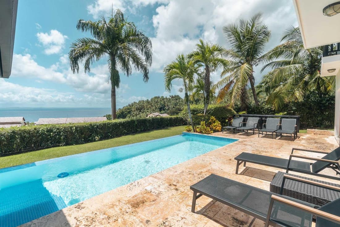 Amazing villa with private pool and ocean view at Samana