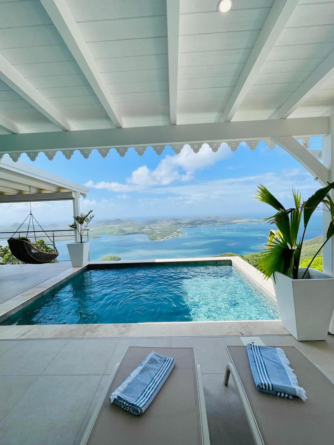Terrasses du Morne Gommier- Vue Panoramique & Piscine privée & Sérénité - Villa Nid des Colibris