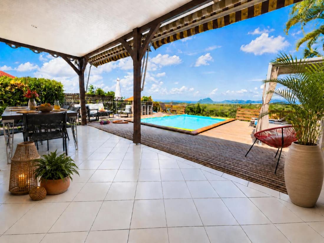 Sainte Luce_Villa_Piscine avec vue mer_wifi