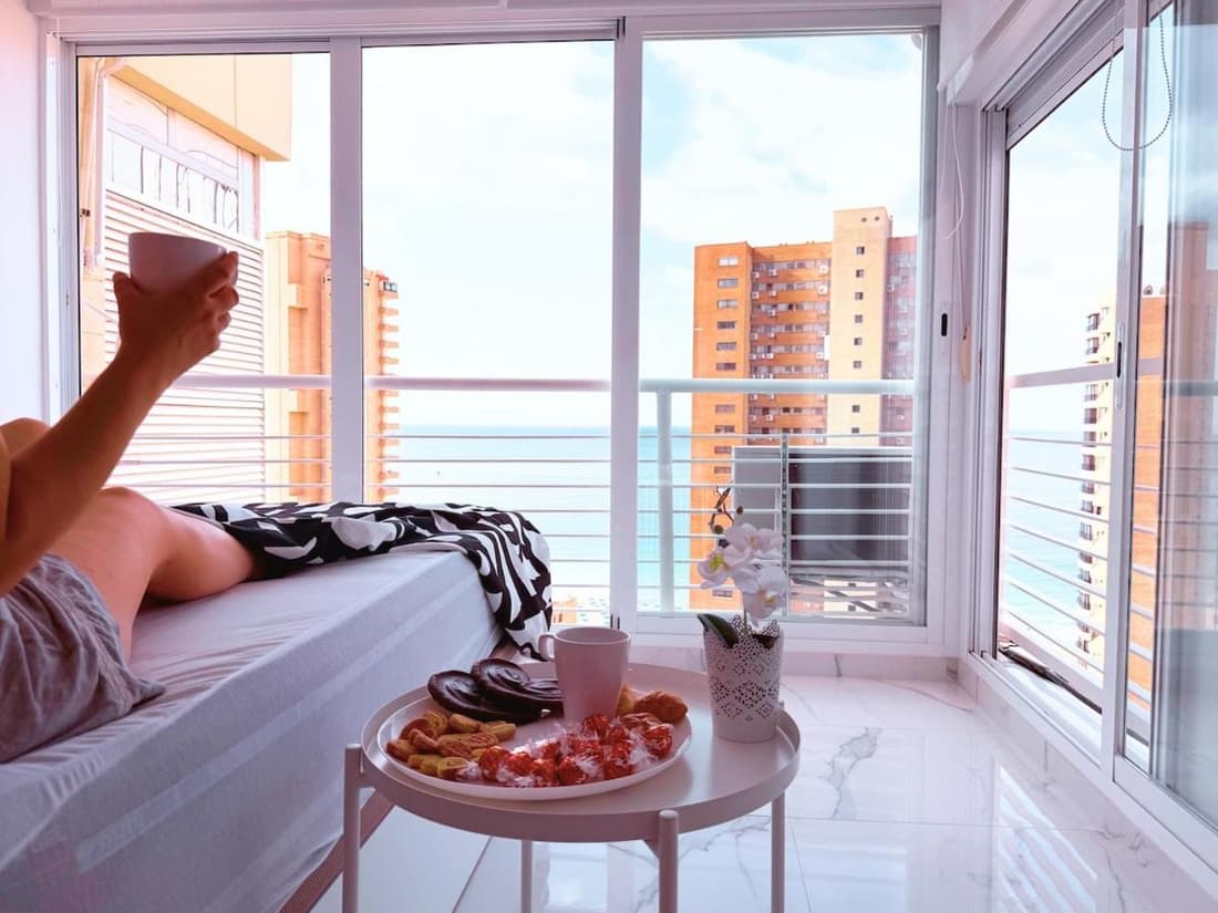 Loft Levante Sea view Pool 2 min beach Benidorm