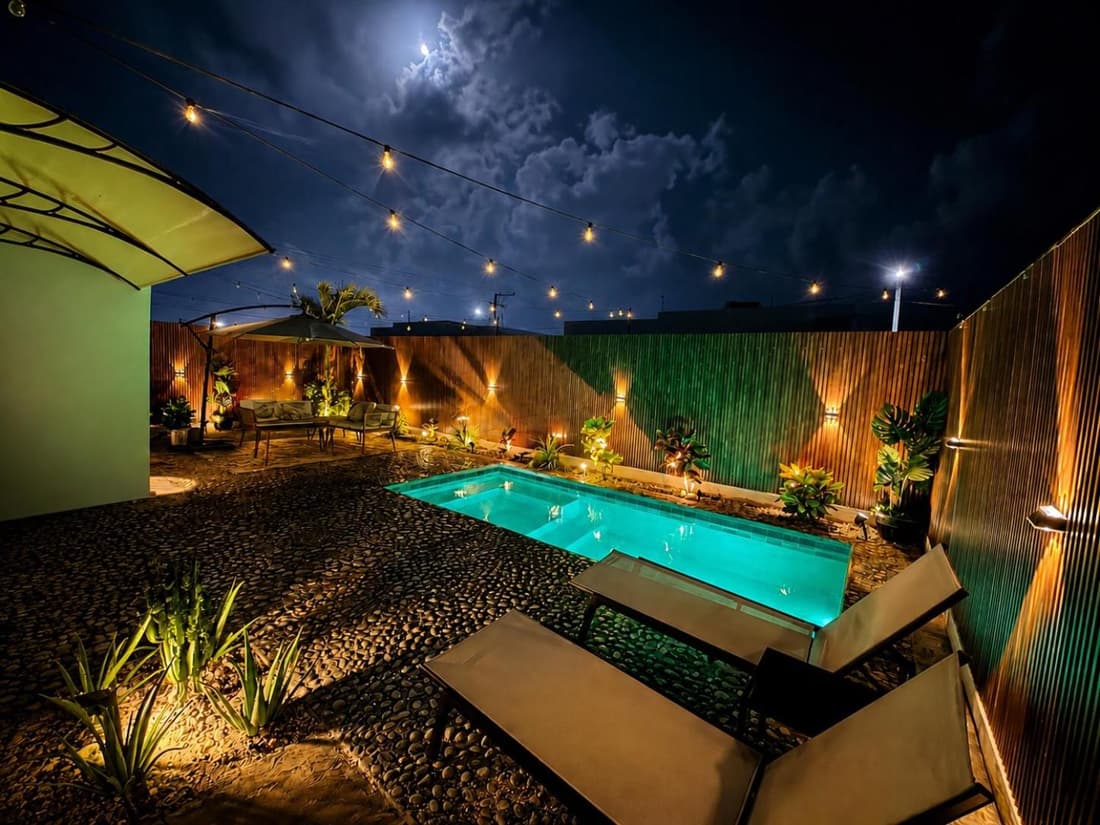 Stylish Family Villa with Private Pool & Yard