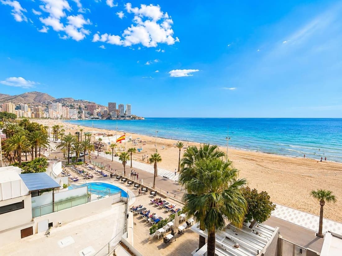 Primera línea playa levante Benidorm