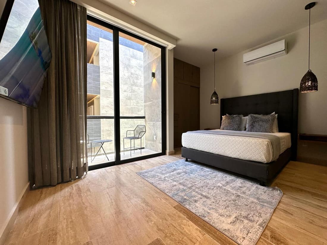 Musa Del Carmen, Centric Apt with Rooftop, Pool, Hot tub, Gym