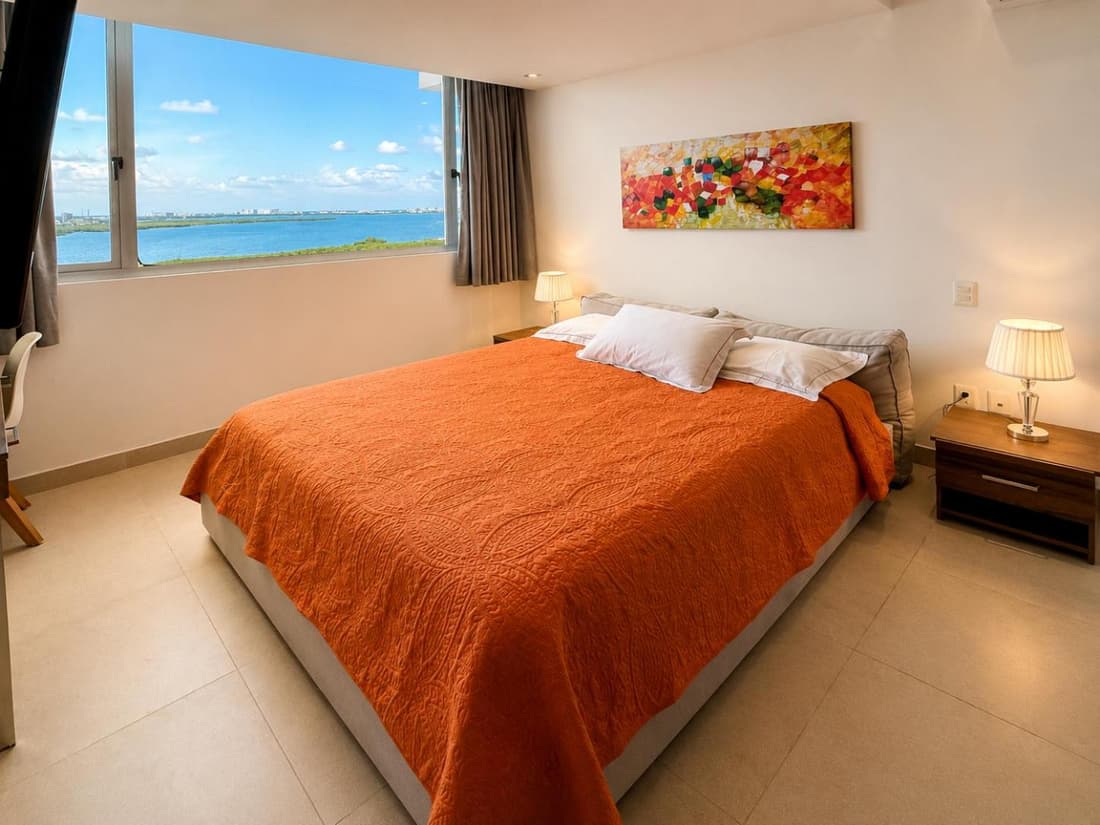 Private Terrace with Spectacular Ocean Lagoon Views