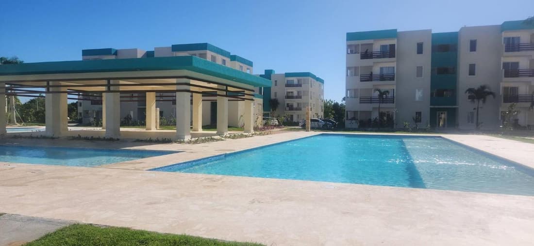 Luxurious 2 Bedroom Apartment with Pool View in Punta Cana