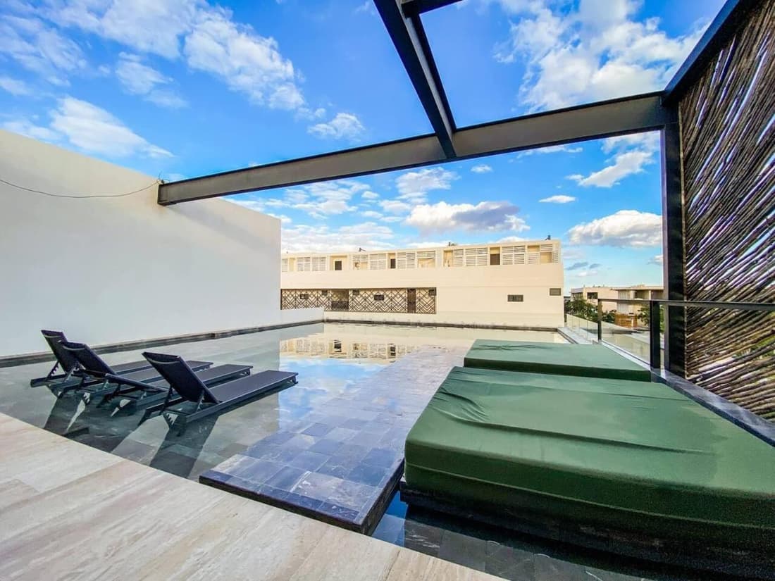 1BR Retreat near Aldea Zama with Pool