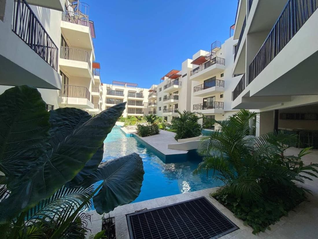Apt with Private Terrace and Jacuzzi in Aldea Zama