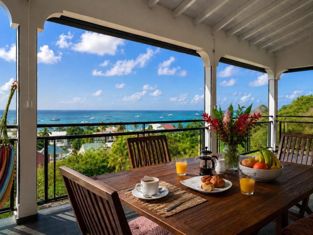 L'Observatoire des Caraibes, Terrasse XXL Privée, Plage à 10 Min