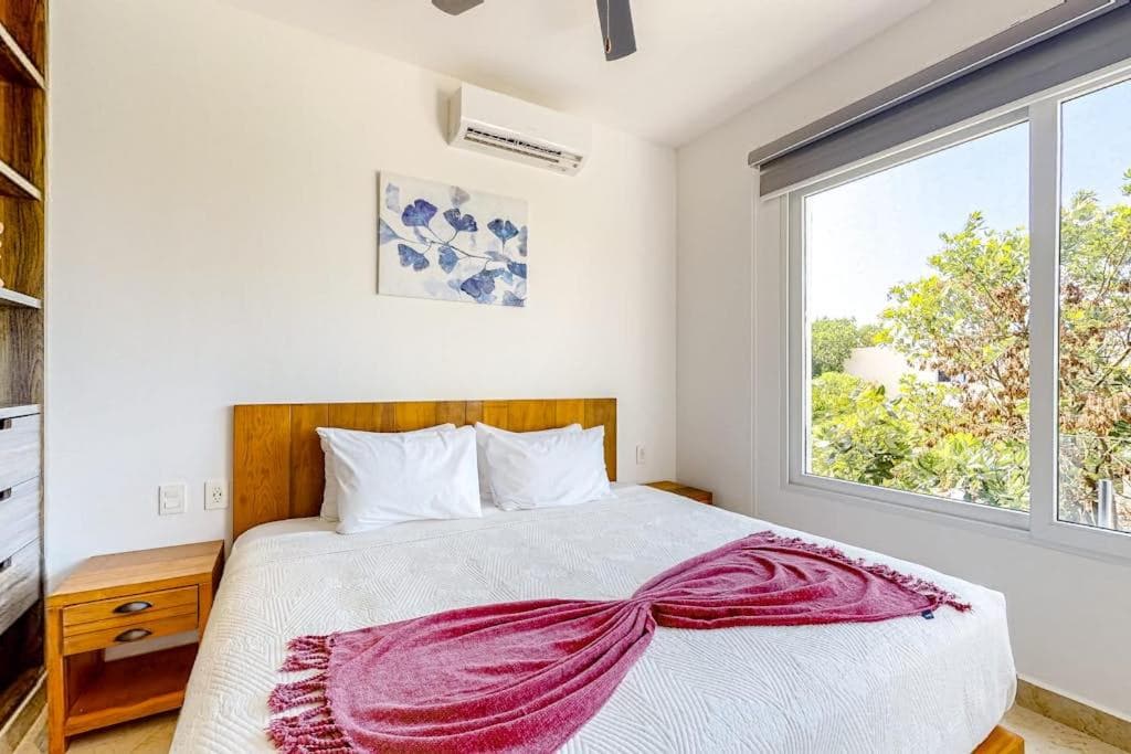 2BR condo near Akumal beach rooftop pool