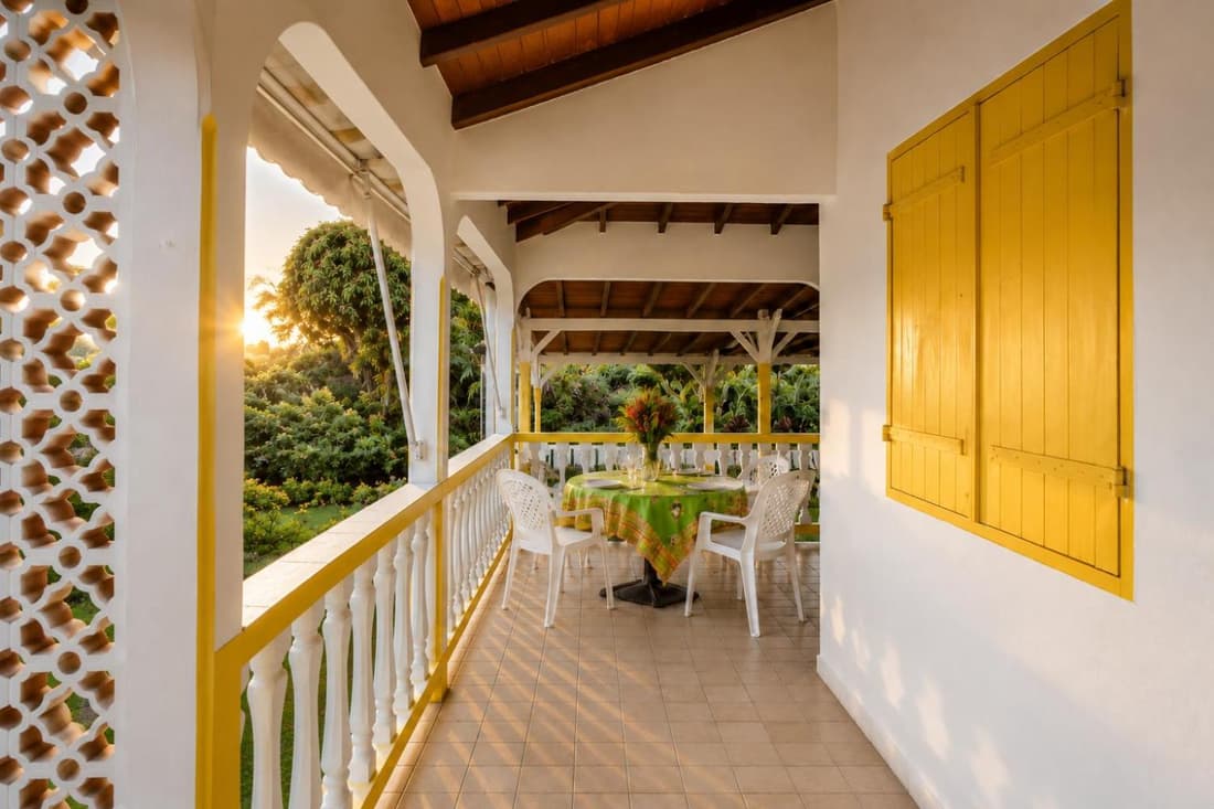 Domaine Palm Garden, Villa avec terrasse, barbecue et jardin, proche de Deshaies