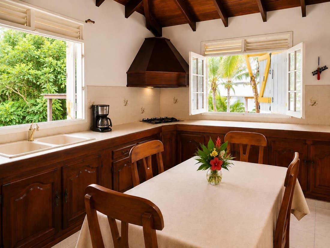 Domaine Palm Garden, Villa avec terrasse, barbecue et jardin, proche de Deshaies