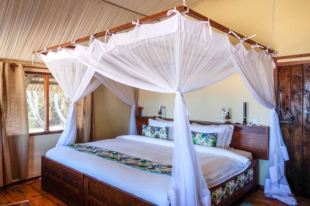 Saadani Safari Lodge - bush, river, beach