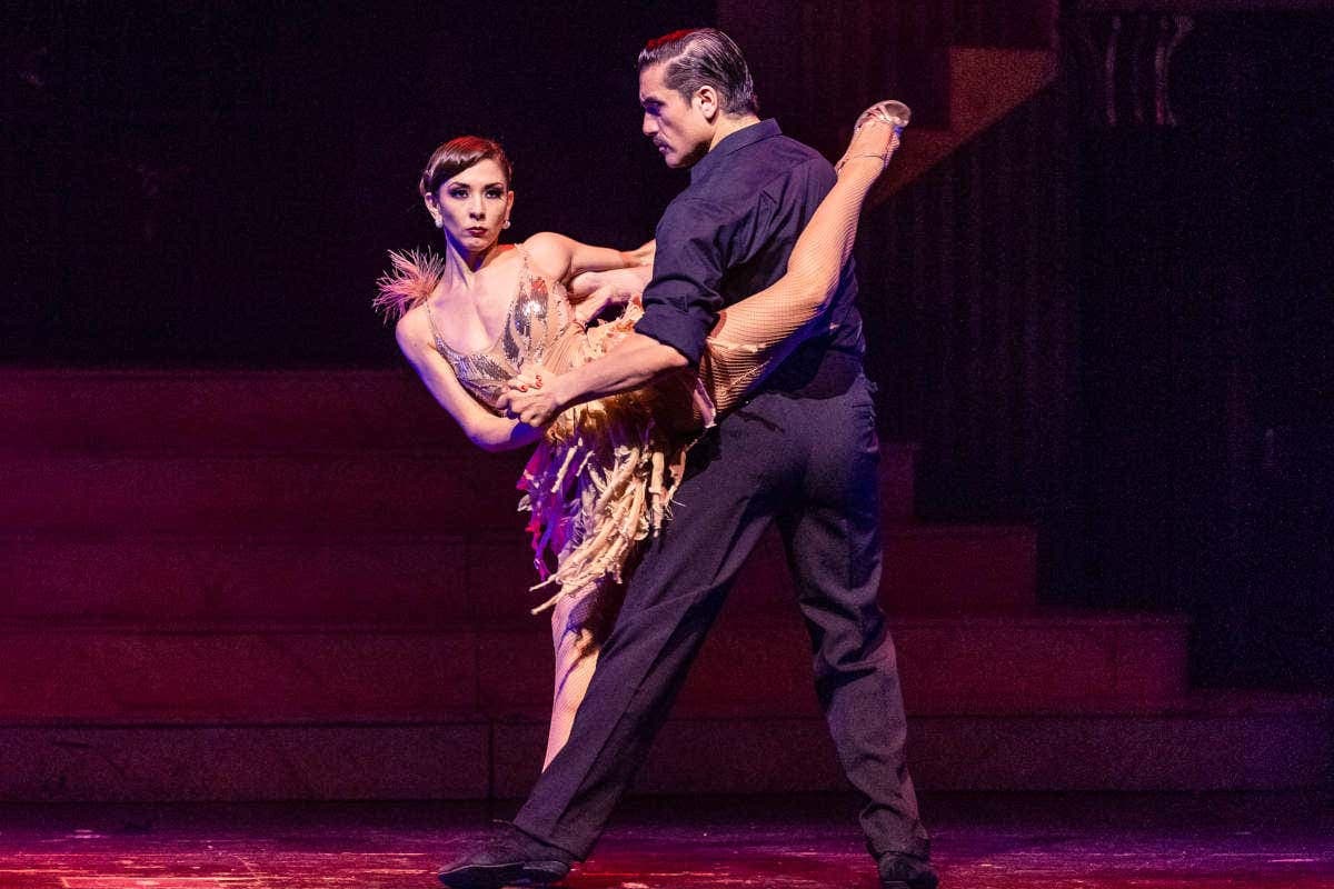 Espectáculo en el teatro Tango Porteño