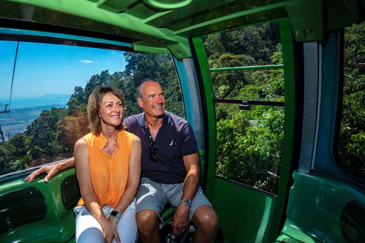 Excursão a Kuranda de trem panorâmico + Teleférico